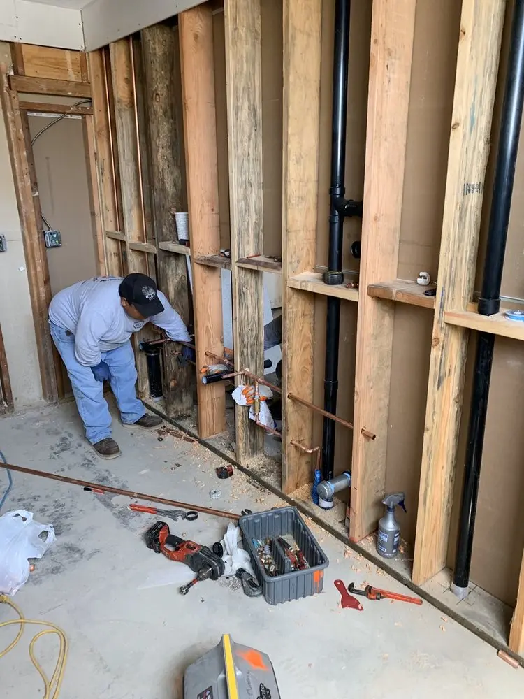 Commercial rough-in plumbing for Water Heater Replacement in Homer